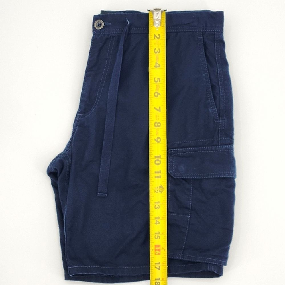 Rodd & Gunn Sandyford Cargo Shorts Size 34 Men Navy Blue Cotton Linen UP0663 - Picture 8 of 8